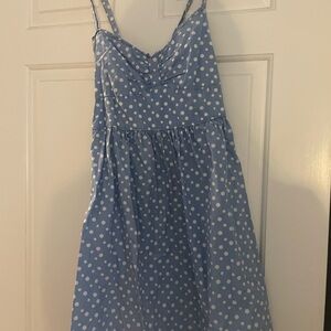 Blue Polka Dot Dress